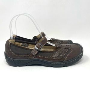 Keen Paradise Mary Jane Flat Brown Womens 7.5